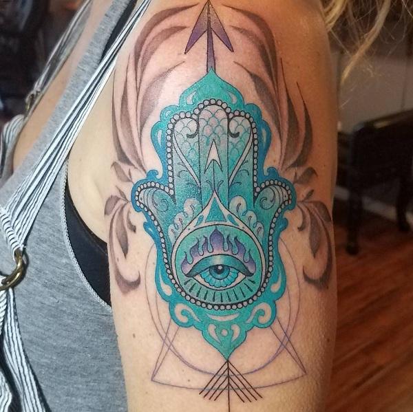Aliens Tattoo - Hamsa tattoo symbolizes the Hand of God &... | Facebook