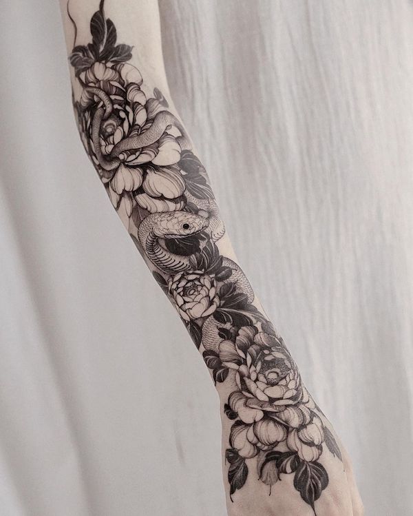 85 Snake Tattoos That May Have You Wrapping Around The Idea | Bored Panda