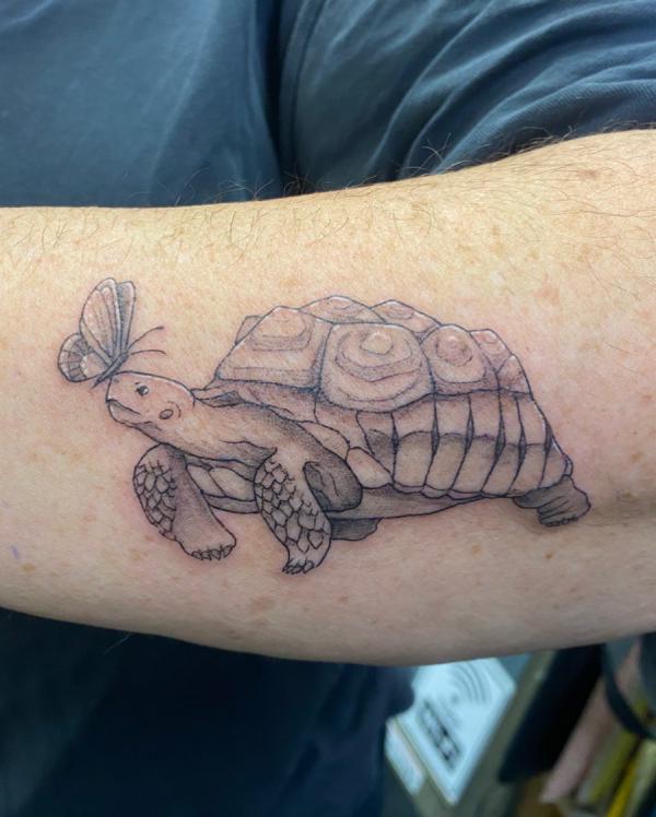 Pat Fish | Sea Turtle Tattoo with Polynesian Design The #simple-elegance  and #timeless-beauty of traditional #tribal-design from the  #island-culture... | Instagram