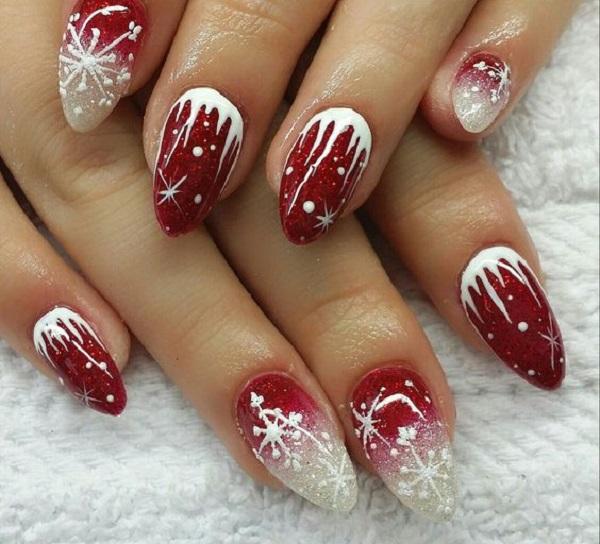 40 Snow Nail Art Ideas For Winter Art and Design