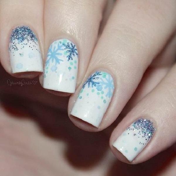 40 Snow Nail Art Ideas For Winter | Page 2 of 2 | Art and Design