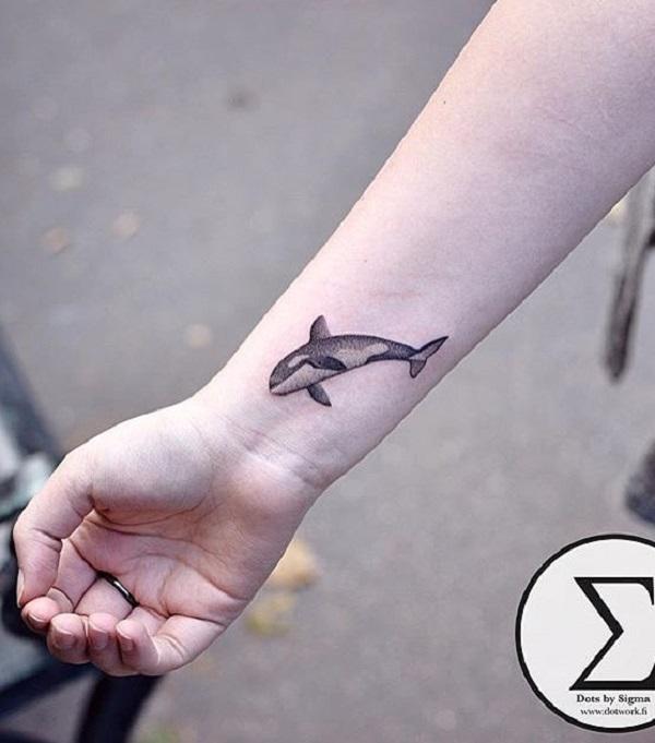 Buy Single Continuous Line Whale Outline Temporary Tattoo Cute Online in  India  Etsy