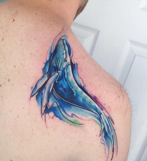 B.artwithheart - Humpback whale from today 🐋 Thanks for your trust S.! :)  #humpbackwhale #humpbackwhaletattoo #whale #whaletattoo #legtattoo  #animaltattoo #dotworktattoo #dotwork #geometrictattoo #geometry  #finelinetattoo #details #whipshading #tattoo ...