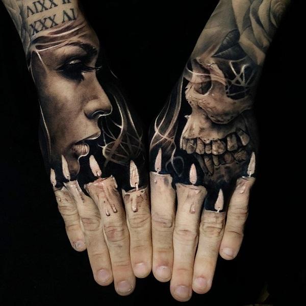 50 3D Hand Tattoo Designs For Men  Masculine Ink Ideas