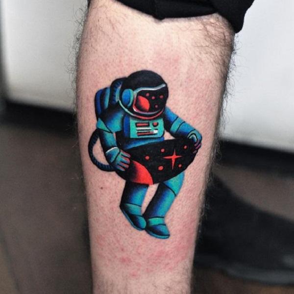 30+ Creative Astronaut Tattoo Ideas | Art and Design