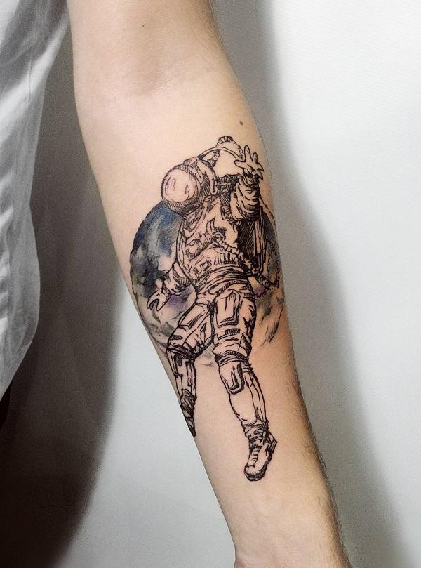 30 Cool Astronaut Tattoo Designs for Space Lovers - Page 2 of 3 -  TattooBloq | Astronaut tattoo, Sleeve tattoos, Tattoos