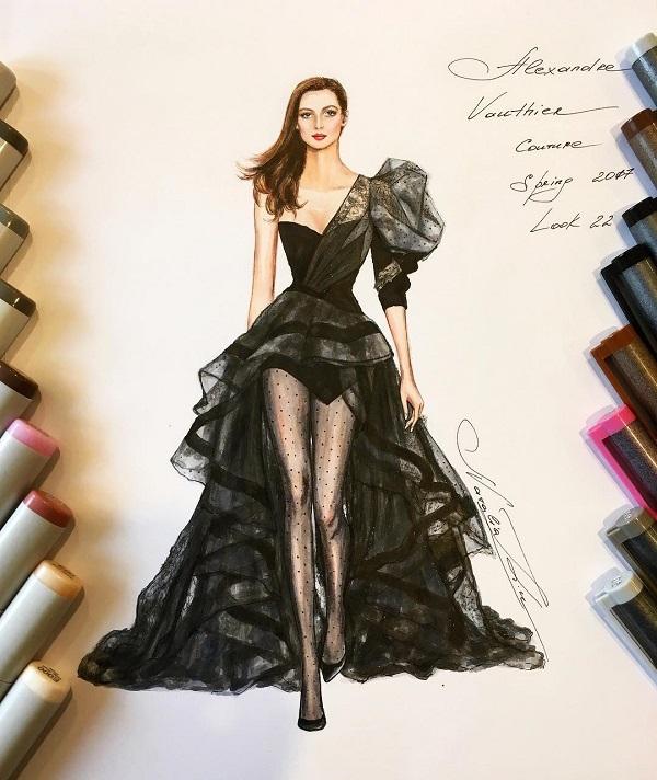 Fashion Illustrations by Natalia Zorin Liu | Art and Design