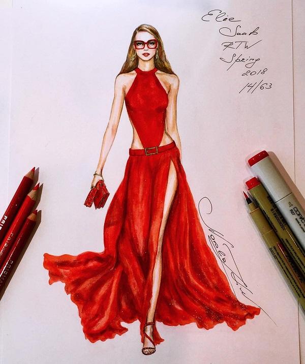 Fashion Illustrations by Natalia Zorin Liu | Art and Design