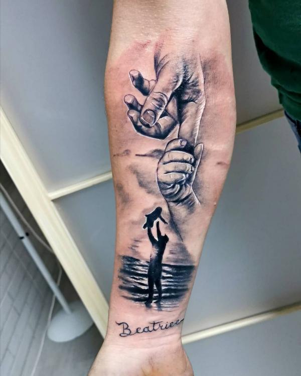 ⏳FATHER TIME⌛️ rate this tattoo on a scale from 1-11 ✨ #utah #tattooar... |  TikTok