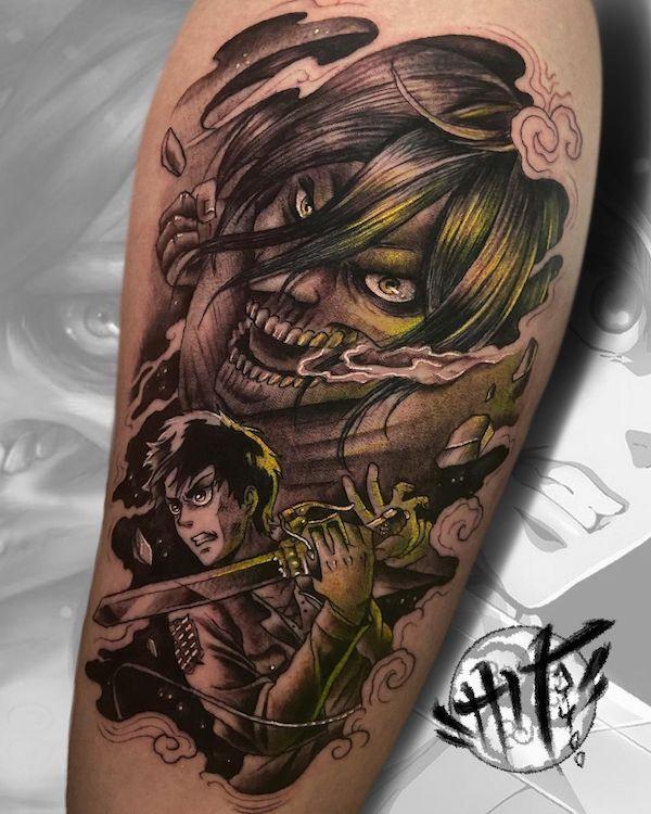 attack on titan in Tattoos  Search in 13M Tattoos Now  Tattoodo