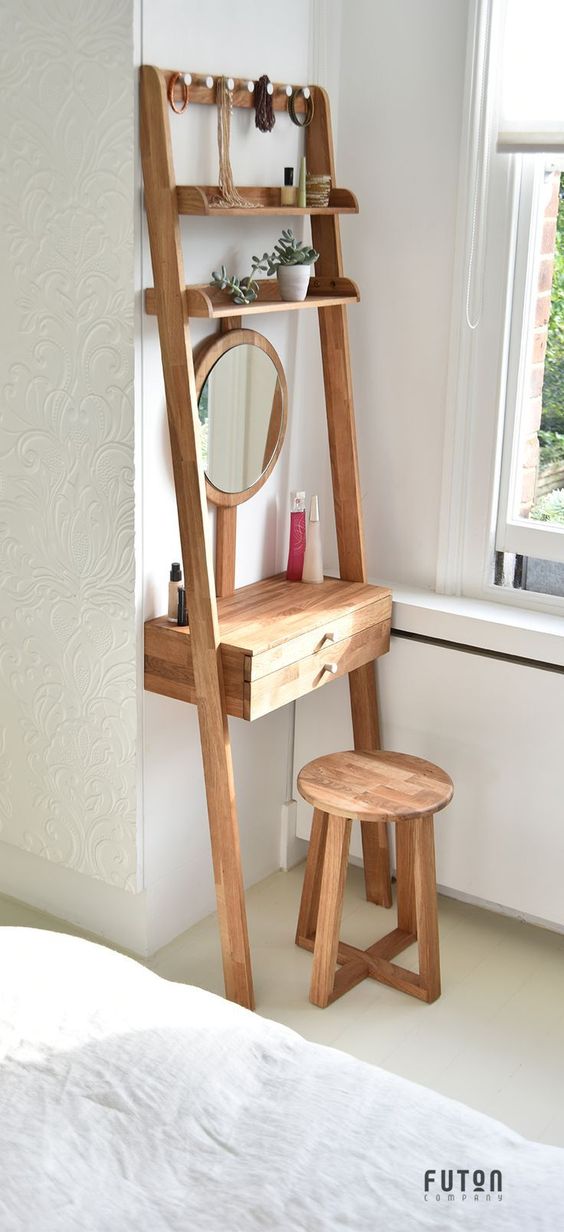Built-In Dressing Table Ideas: How to Create the Ideal Vanity Table -  Melanie Jade Design
