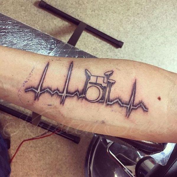 Buy Heartbeat Tattoo Online In India - Etsy India