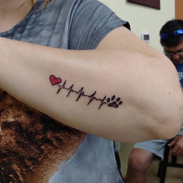 Heartbeat Tattoo Designs Top 30 Ideas In 2023  Styles At Life