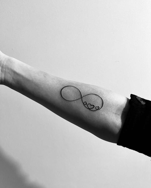3pcs Love Infinity Temporary Tattoo You&Me Couple Forever Love Tattoo Women  Men | eBay