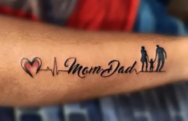 Heartbeat Tattoo for Moms