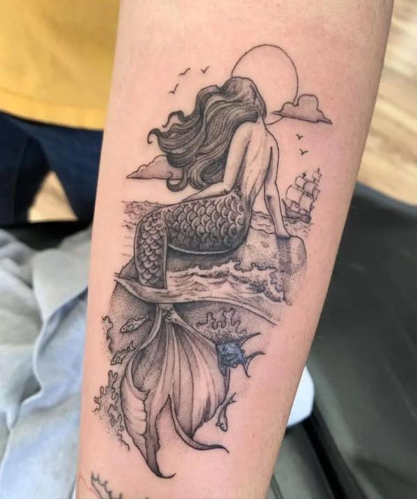 100 Mermaid Tattoo Designs: Meanings and Styles | Art and Design