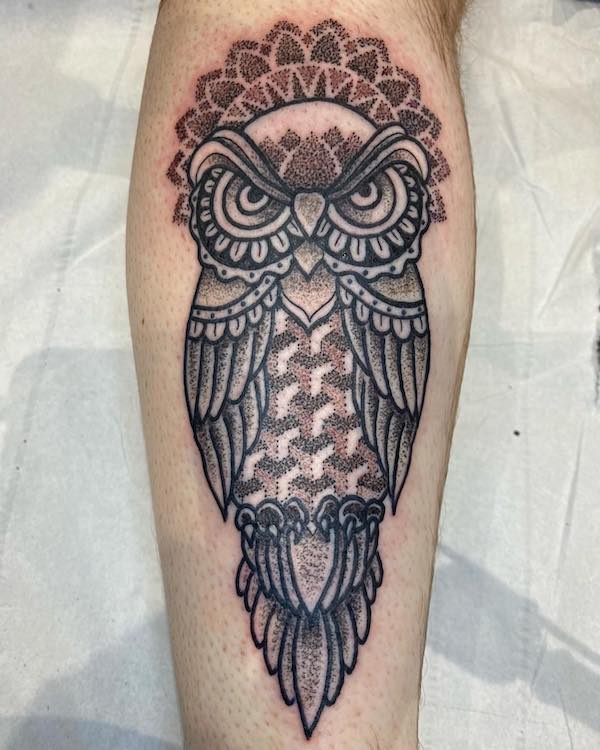 owl tattoos designs for men