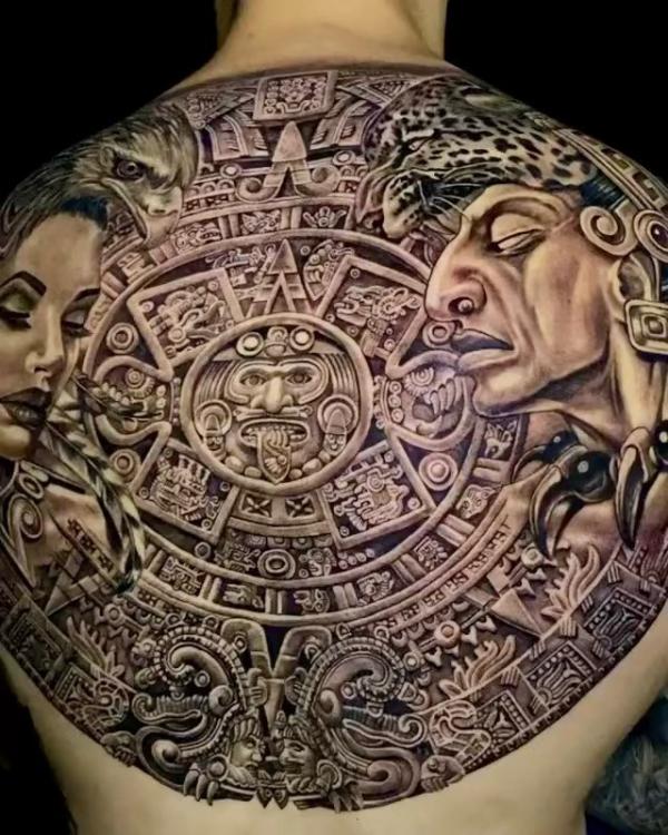10 Best Aztec Calendar Tattoo Ideas Youll Have To See To Believe 