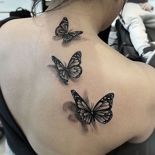 rip mother tattoo ideas with two butterflyTikTok Search