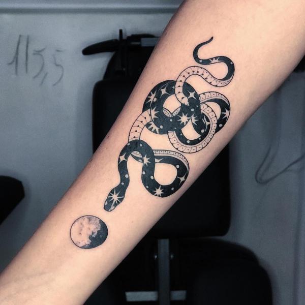 Sun Snake Temporary Tattoo set of 3 - Etsy