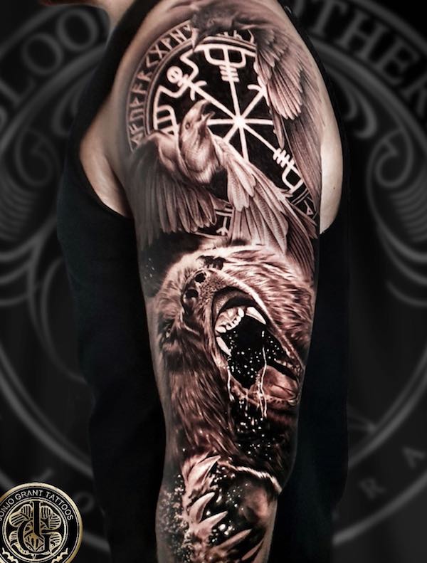 80 California Bear Tattoo Designs For Men  Grizzly Ink Ideas