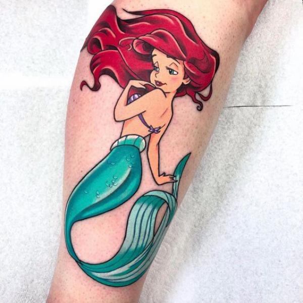 Tattoo uploaded by JenTheRipper • Little Mermaid tattoo by Cam-miyu  #Cammiyu #geek #kawaii #littlemermaid #ariel #disney • Tattoodo