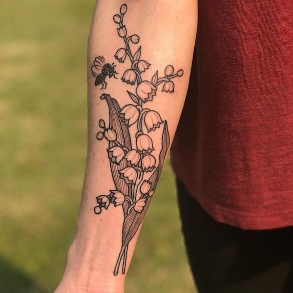 The Enchanting Beauty of Lily of the Valley Tattoos | Art and Design