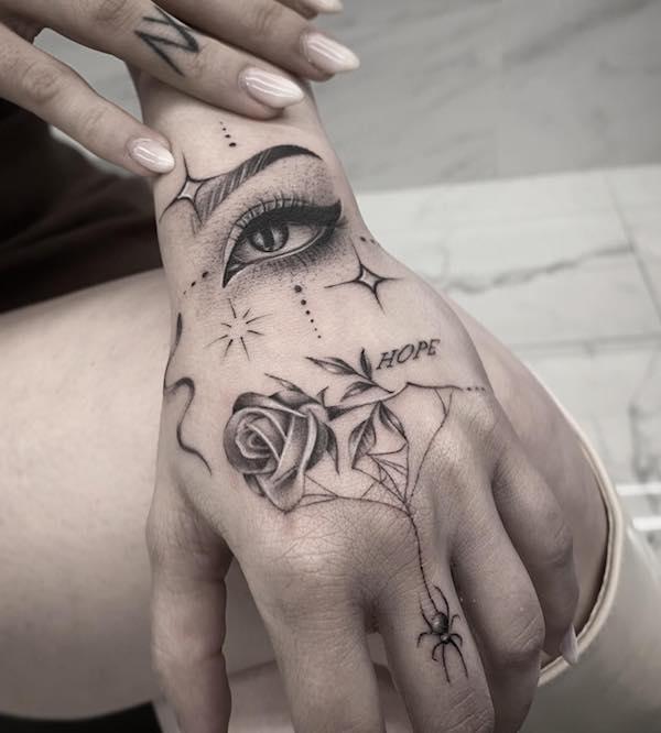 Tattoos of the Mighty “Eye of Providence” | Third eye tattoos, Eye tattoo, Palm  tattoos