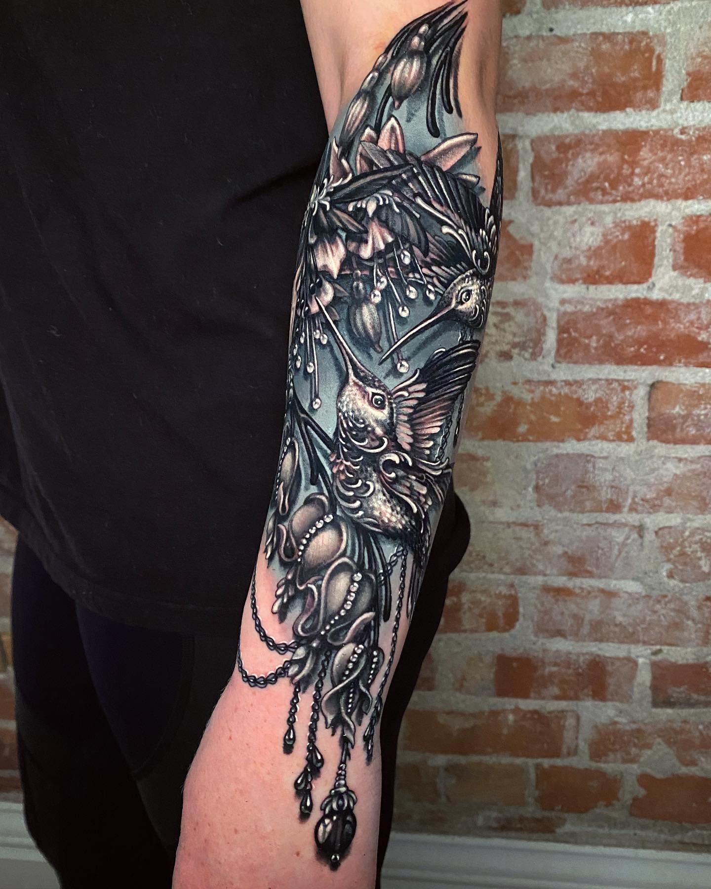 Double magnolias (forearm) by D'Lacie Jeanne at Broadleaf Studio in  Portland, OR : r/tattoos