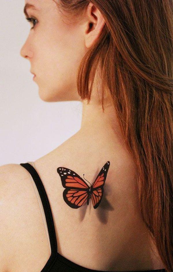 7 Tribal Butterfly Tattoos