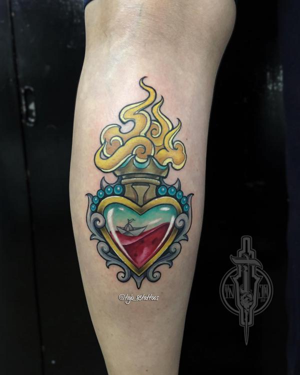 101 Amazing Sacred Heart Tattoo IdeasCollected By Daily Hind News  Daily  Hind News