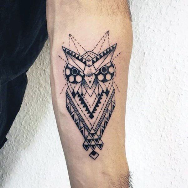 Tribal owl tattoo desing by GreenEco94 on DeviantArt