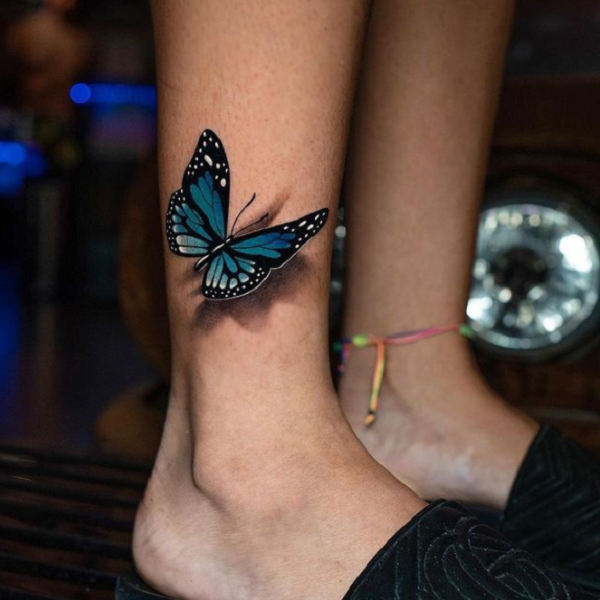 Blue Butterfly Tattoos Meanings Designs and Ideas  Art and Design