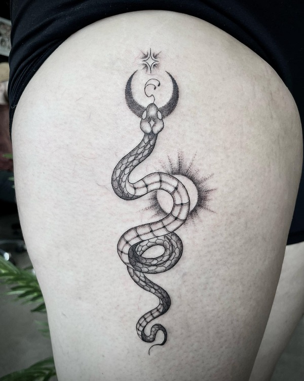 Powerful Snake Tattoo Ideas For Women  Tikli