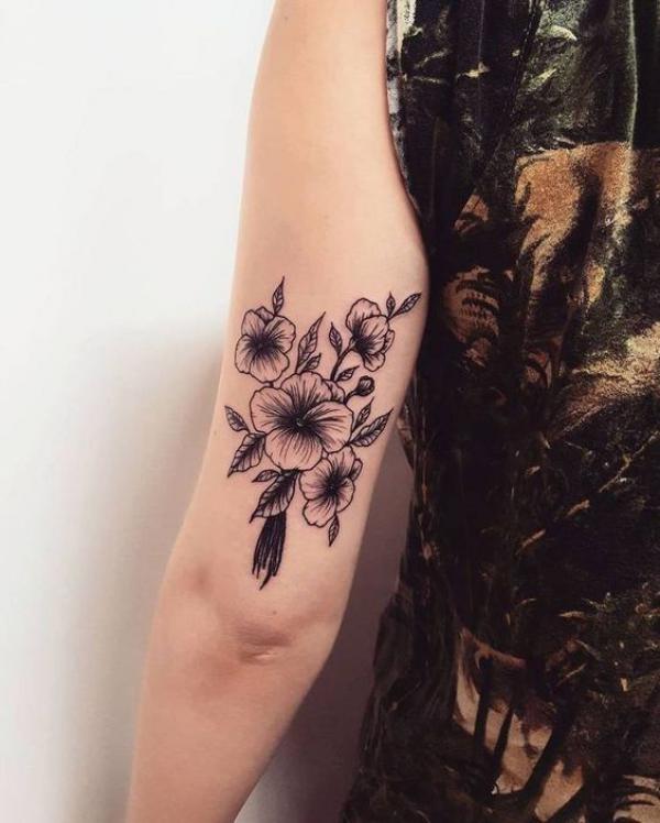 Violet Flower Tattoos: Embodying Beauty, Symbolism, and Enchantment ...