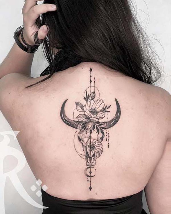 24 taurus tattoos for zodiac lovers in 2021 page 4 of 5 – Artofit