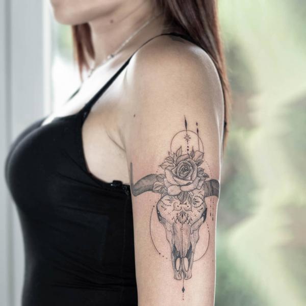 The Meaning of Bull Skull Tattoo Unveiling Its Symbolism and Significance   Impeccable Nest