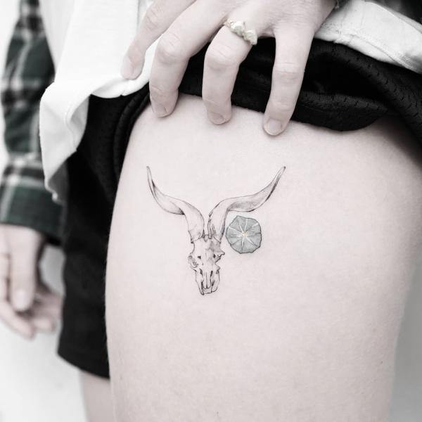 50 Stunning Goat Skull Tattoo Designs for Men [2024 Guide] | Skull tattoo  design, Goat skull, Tattoo designs men