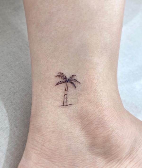 Palm Trees Temporary Tattoo - Set of 3 – Tatteco