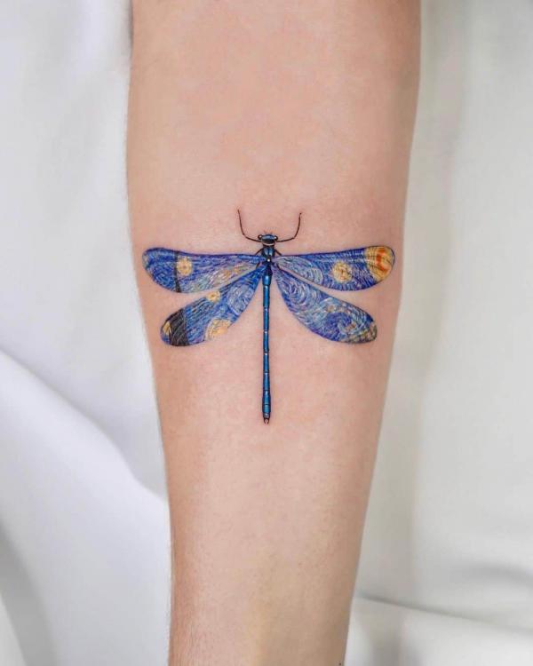 Dragonfly Heart Temporary Tattoo / Red Heart Tattoo - Etsy