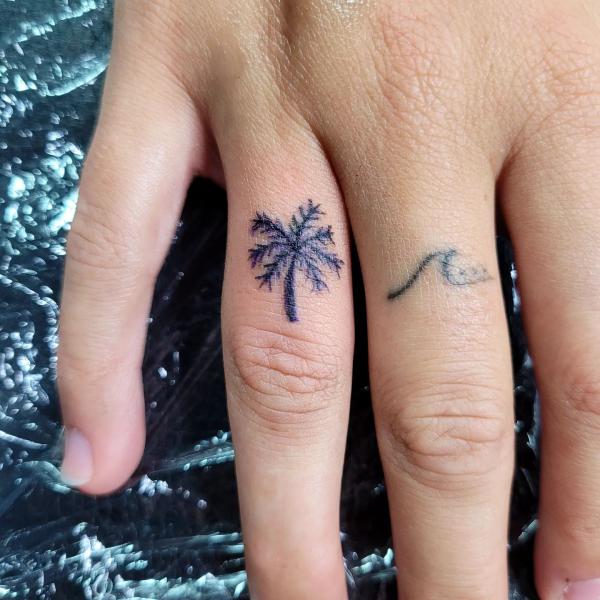 House of Ink  Micro finger palm tree by seanheirigs  Facebook
