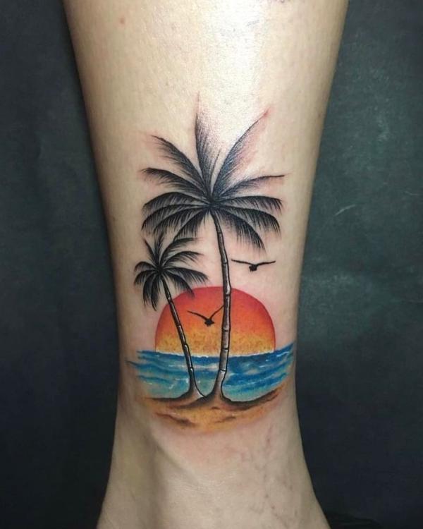 Palm Tree Tattoos: Symbolism and Style of a Tropical Icon | Art and Design