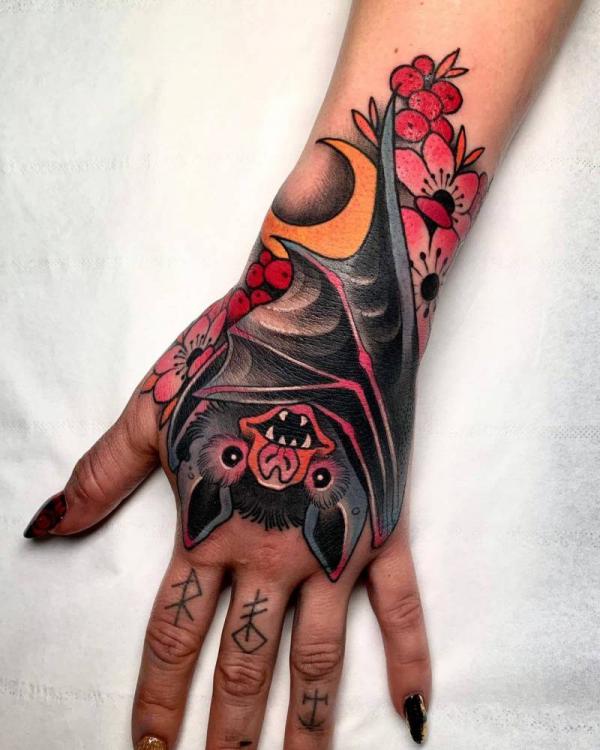 100 Trendy Bat Tattoos Designs  Meanings  Tattoo Me Now