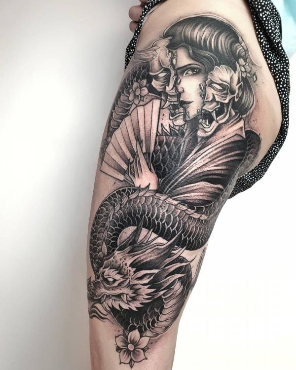 65 Gorgeous Geisha Tattoos That You Must See  Tattoo Me Now