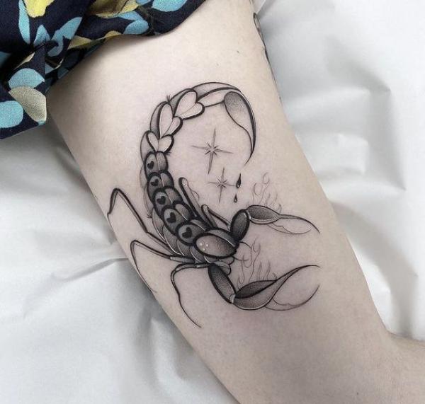 girly scorpio tattoos