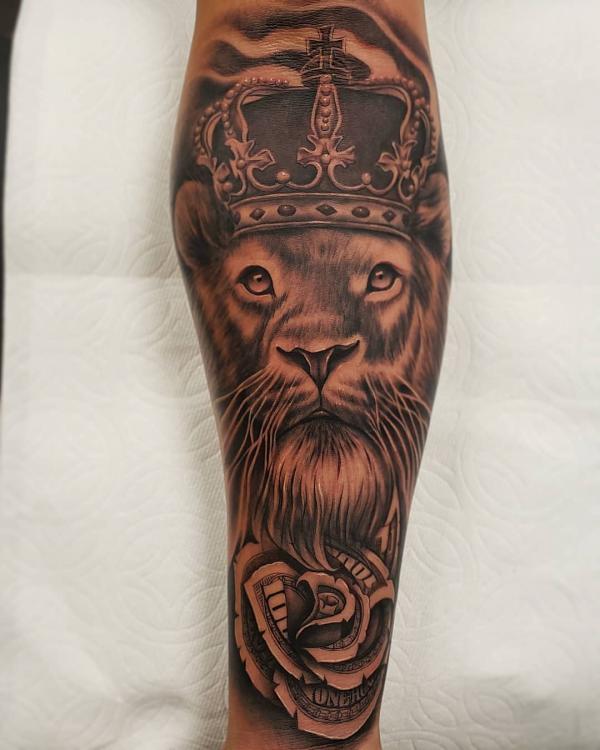 Rose and Crown Tattoo - Best Tattoo Ideas Gallery