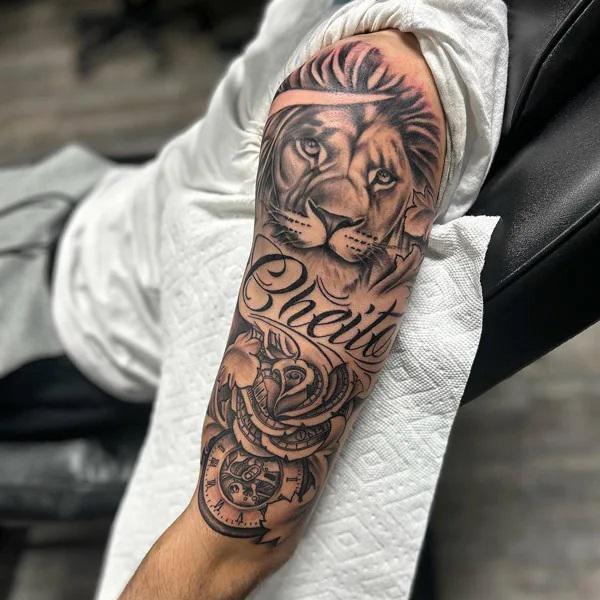 Tattoo tagged with: black and grey, big, money, facebook, forearm, twitter,  miguelbohigues, gambling, game, other | inked-app.com