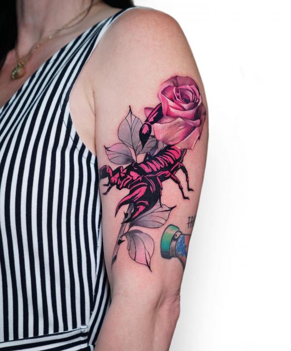 Scorpio Horoscope Flower Tattoo Tattoo Design and Tattoo Stencil/template  Instant Digital Download Tattoo Permit - Etsy Canada | Horoscope tattoos,  Moon tattoo designs, Tattoo stencils
