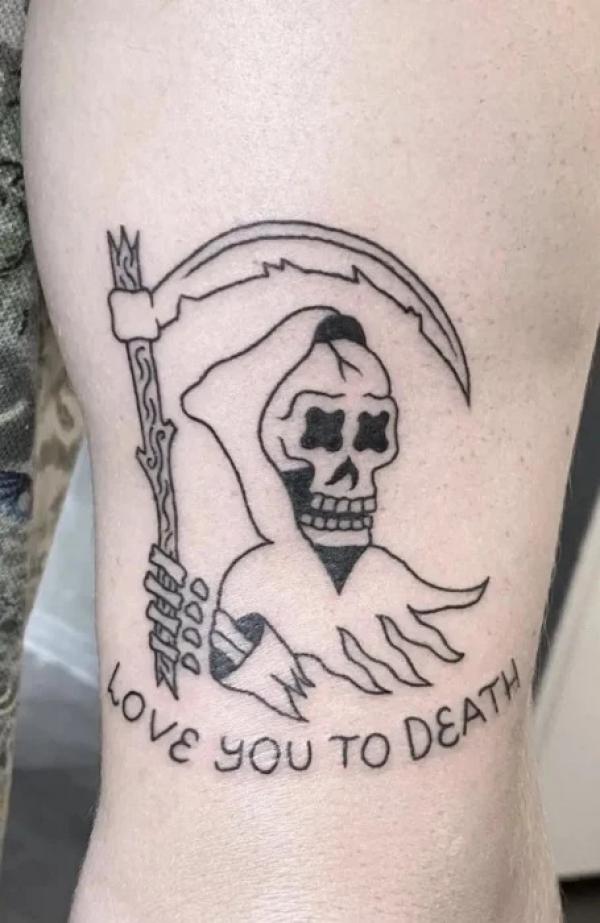 symbols of death tattoos