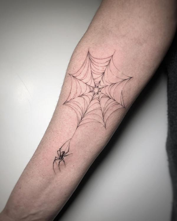 Spider Tattoo on Forearm | TikTok